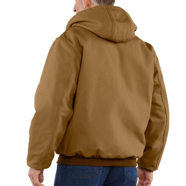 Carhartt Quilt-Lined FR Duck Active Jacket in Carhartt Brown